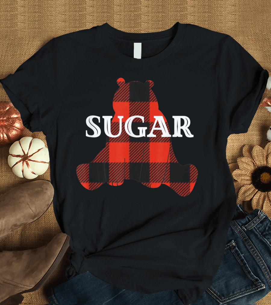 Sugar Bear Buffalo Plaid T-Shirt