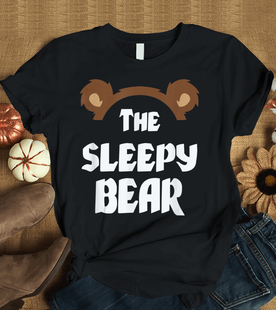 The Sleepy Bear Matching Group Family T-Shirt