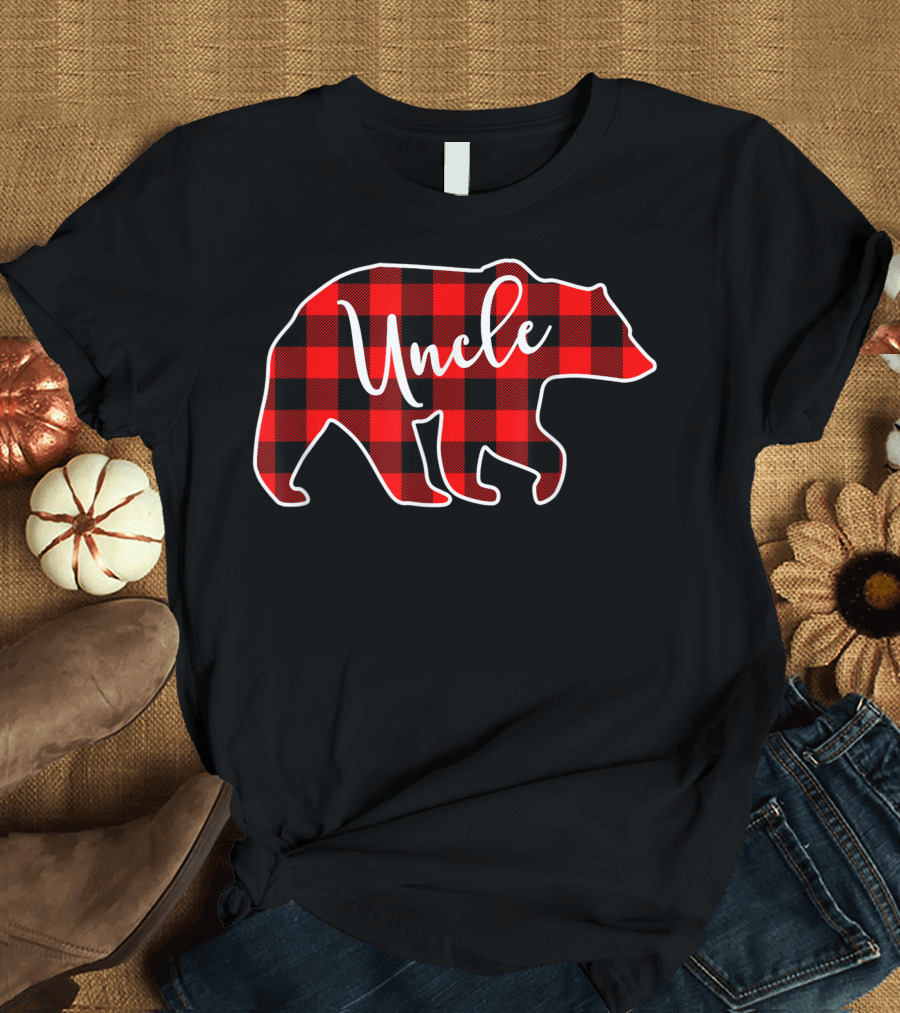 Uncle Bear Buffalo Plaid T-Shirt