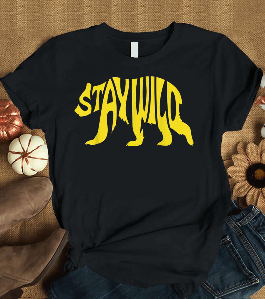 Stay Wild 70s California Bear Vintage T-Shirt
