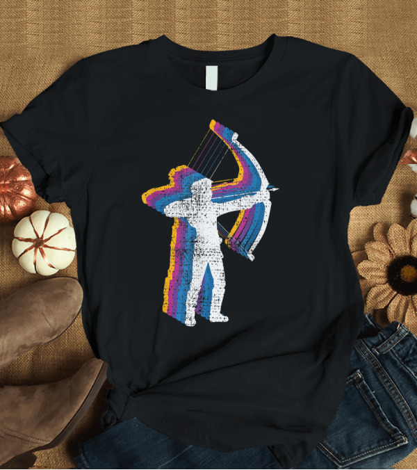 T-Shirt: Retro Archery Bow Hunting T-Shirt Retro Archery Bow Hunting T-Shirt