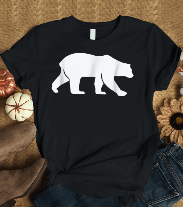 T-Shirt: Walking Polar Bear T-Shirt Walking Polar Bear T-Shirt