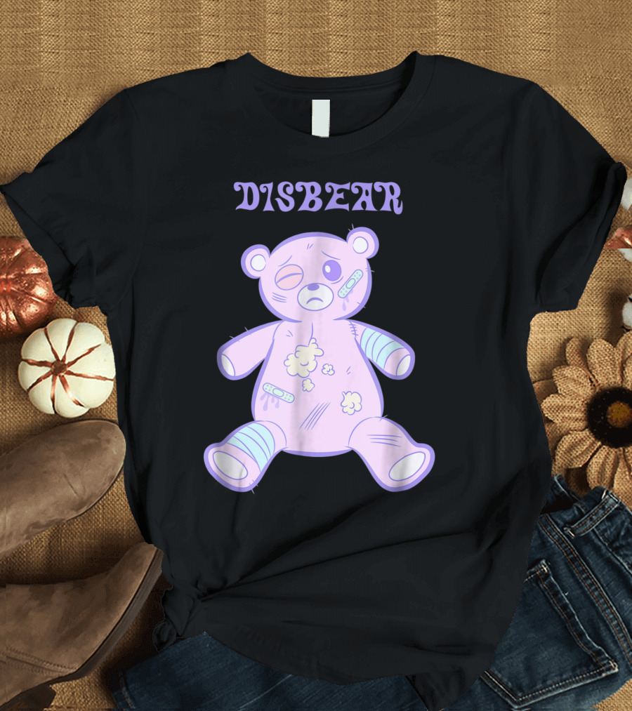 Disbear Yami Kawaii Bear In Despair T-Shirt