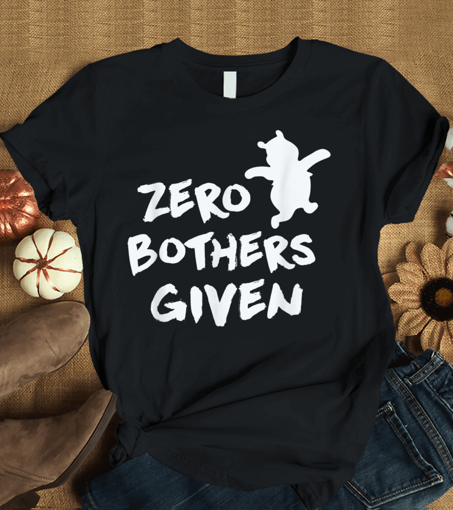 Zero Bothers Given Carefree Frog Jumping T-Shirt