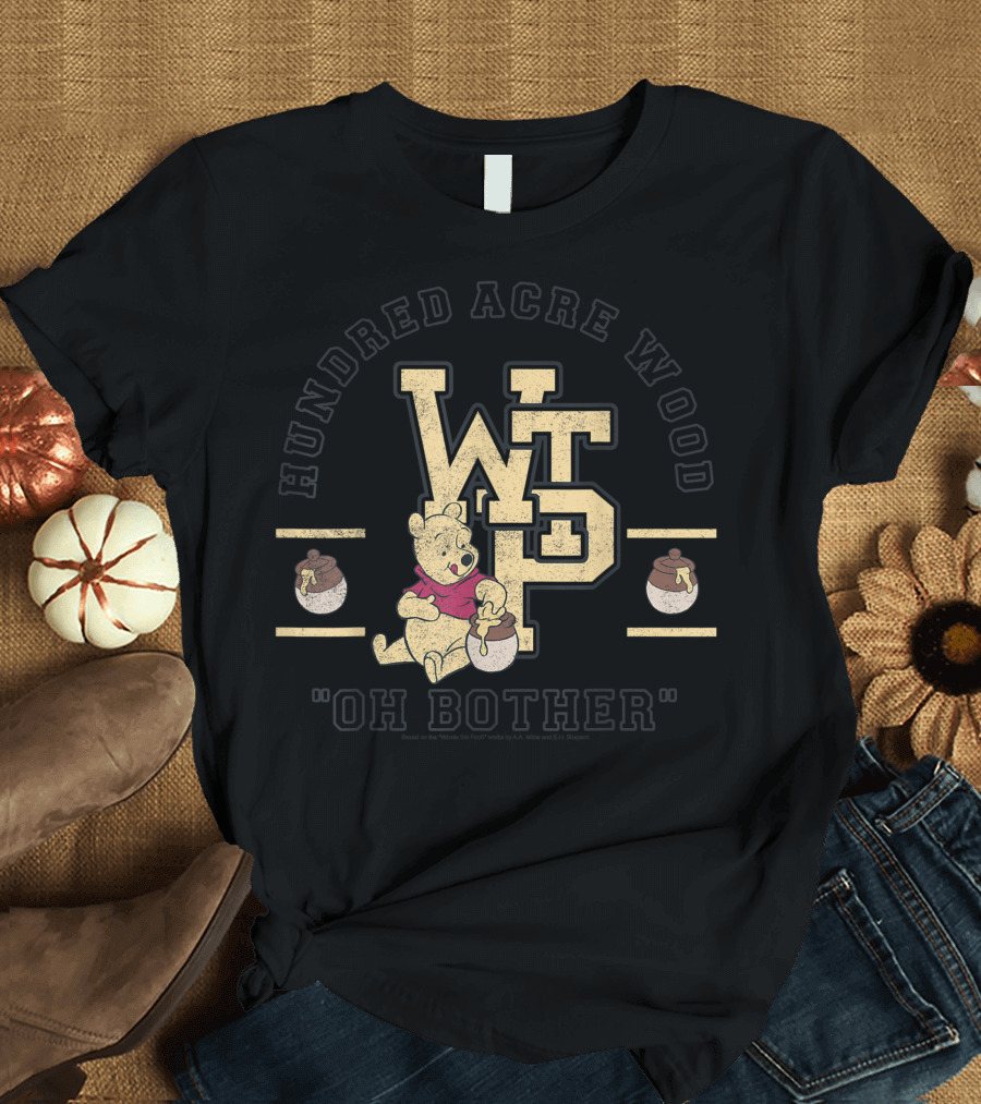 Disney Winnie The Pooh Hundred Acre Wood Oh Bother WTP Acorns T-Shirt