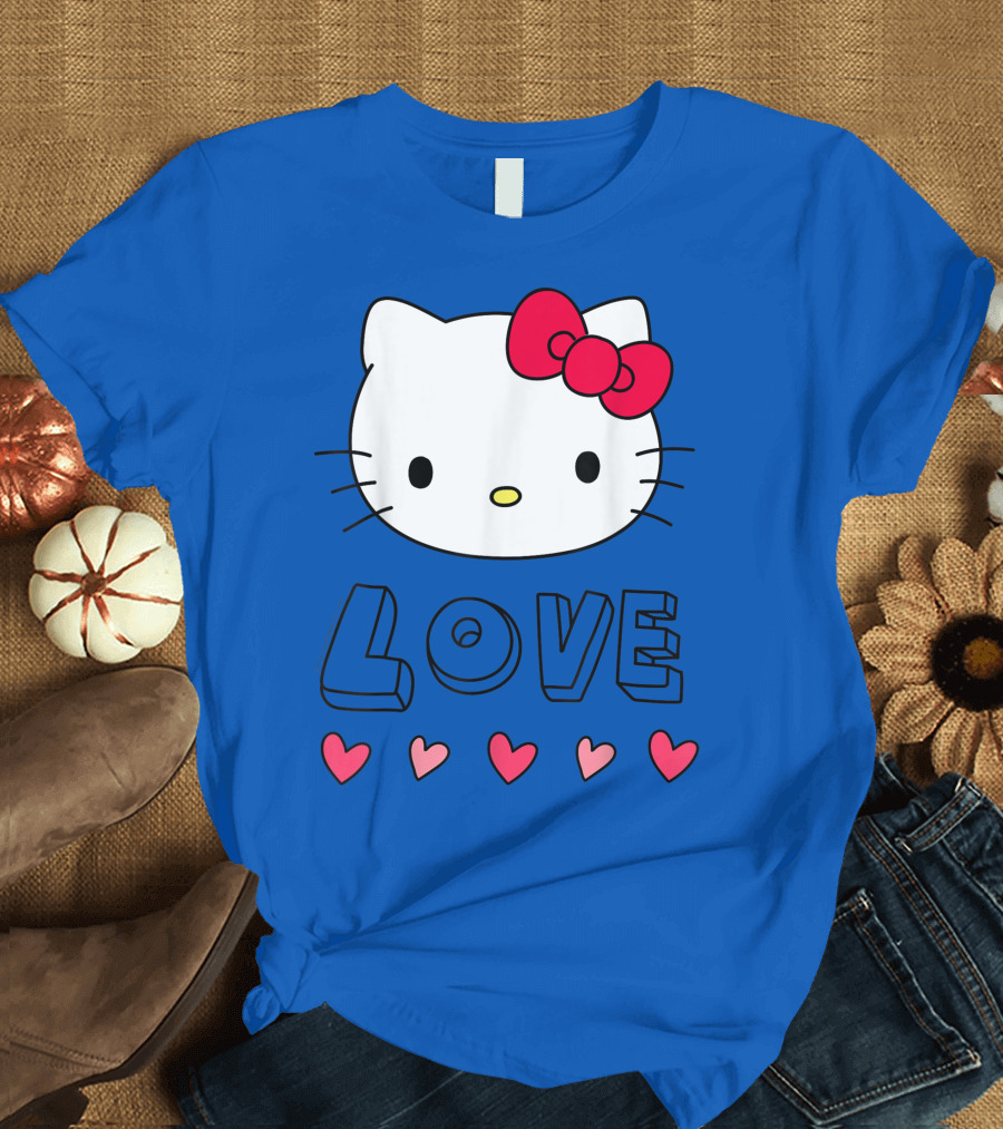 Hello Kitty Love with Hearts Valentines T-Shirt