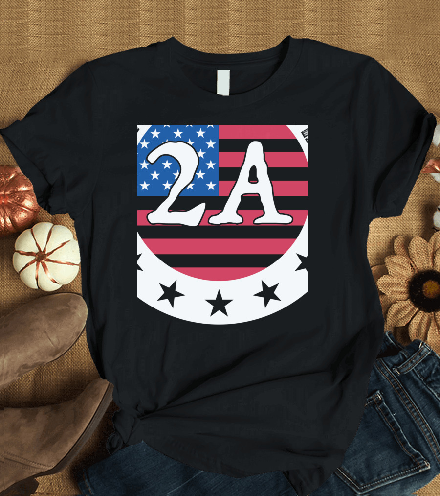 2A Stars and Stripes US Flag T-Shirt