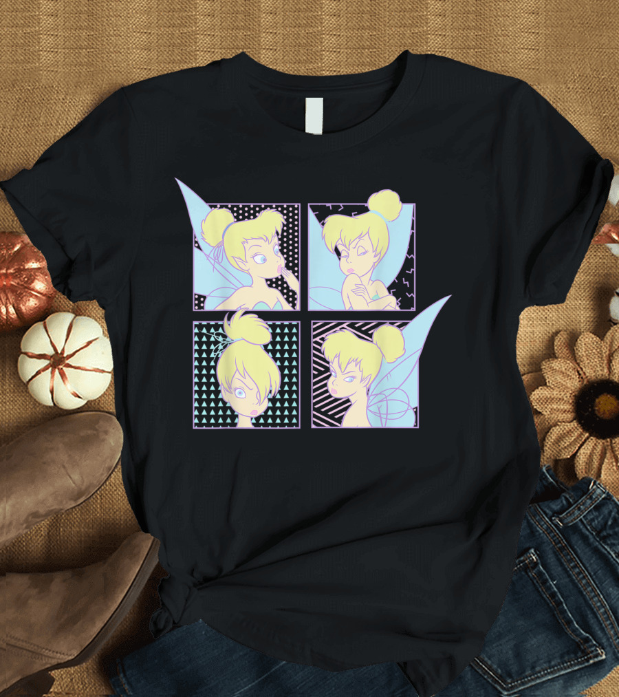 Disney Tinker Bell Pop Art Expressions Panel T-Shirt