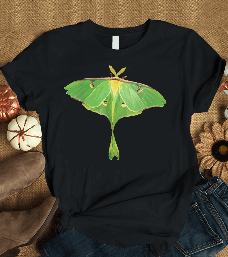 Luna Moth Beautiful Green Winged Insect Mother T-Shirt