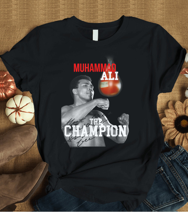 T-Shirt: MUHAMMAD ALI Float Like a Butterfly THE CHAMPION T-Shirt MUHAMMAD ALI Float Like a Butterfly THE CHAMPION T-Shirt
