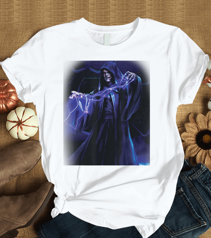 Emperor Palpatine Darth Sidious Force Lightning Star Wars T-Shirt