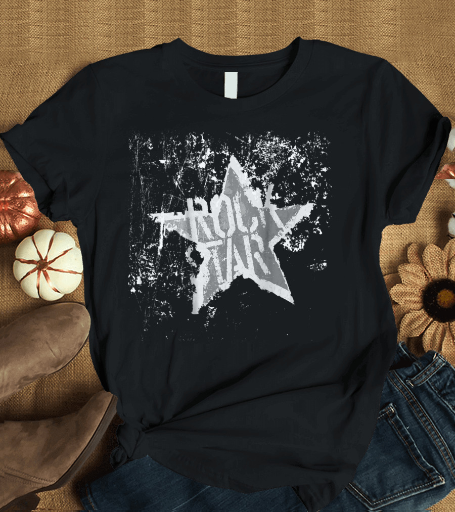 Born To Be Rock Star Music Grunge Style Star T-Shirt