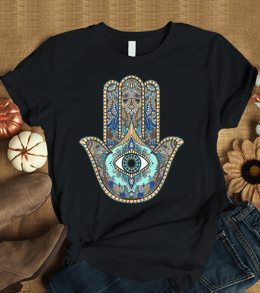 Hamsa Hand Buddha Yoga Buddhism Zen T-Shirt