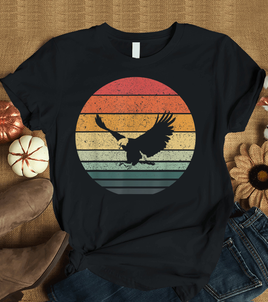 Eagle Hawk Vintage Sunset Stripes T-Shirt