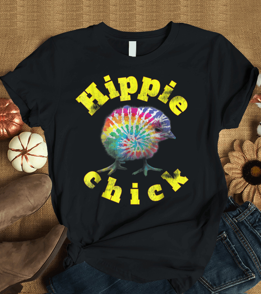 Hippie Chick Festival Vibe Tie Dye Chick T-Shirt