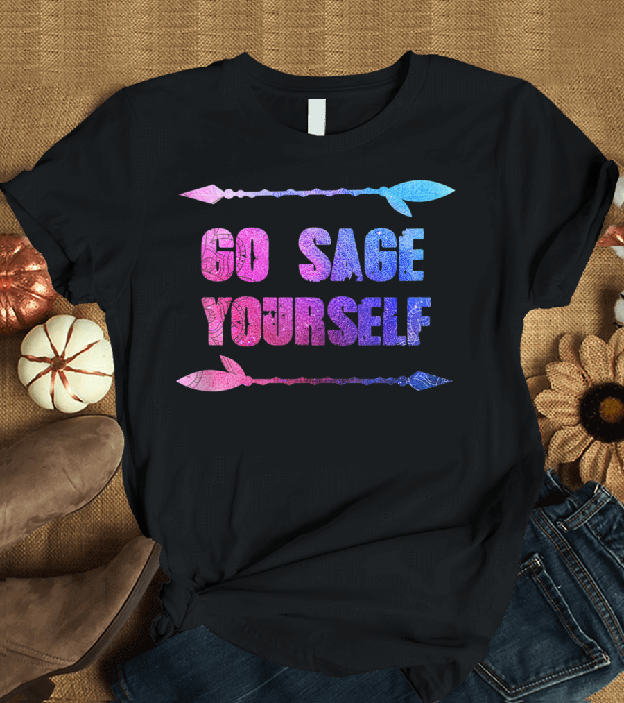 Go Sage Yourself Boho Hippie Style with Colorful Arrows T-Shirt