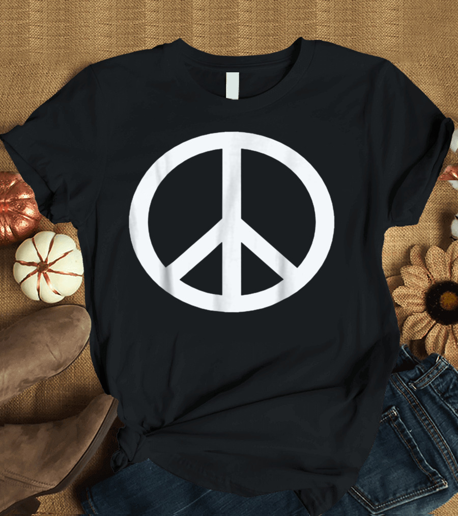 Peace Symbol Icon Hippie 1960s 60s T-Shirt