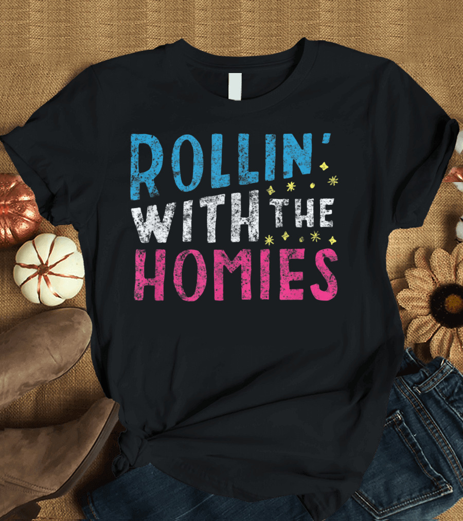 Rollin' With the Homies Playful T-Shirt