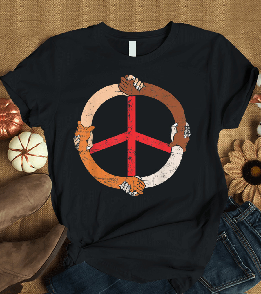 Unity Equality Holding Hands Peace T-Shirt
