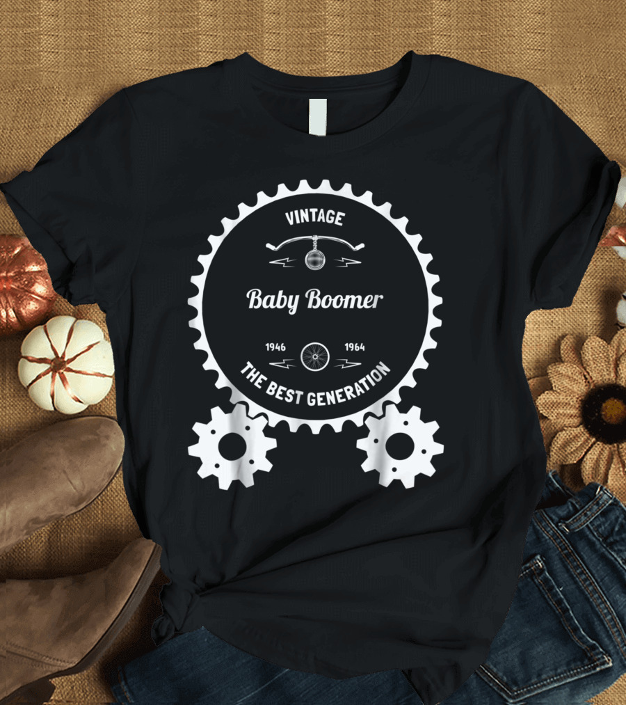 Vintage Baby Boomer The Best Generation 1946 1964 Retro Gear T-Shirt