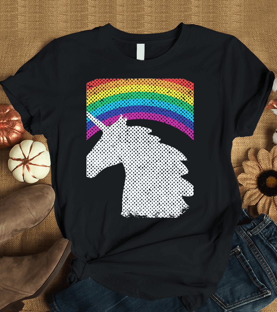 Wake Up Be Kind Repeat Rainbow Unicorn T-Shirt