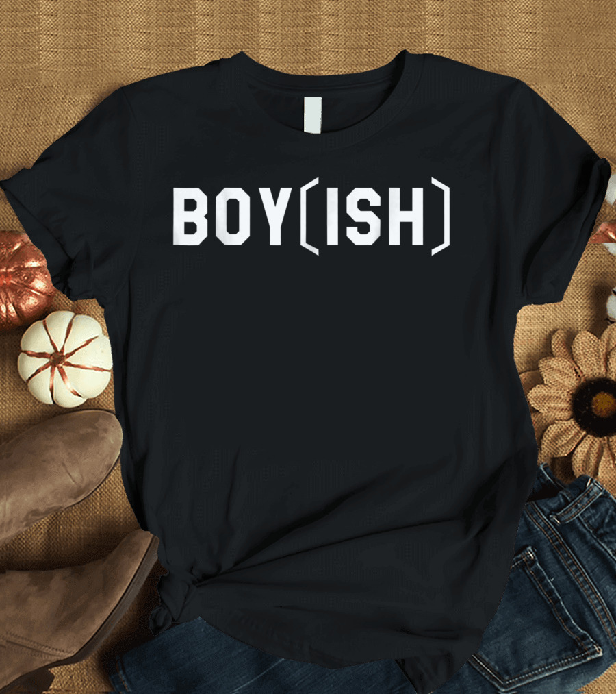Boyish BoyIsh Gender Neutral Nonbinary Pronoun T-Shirt