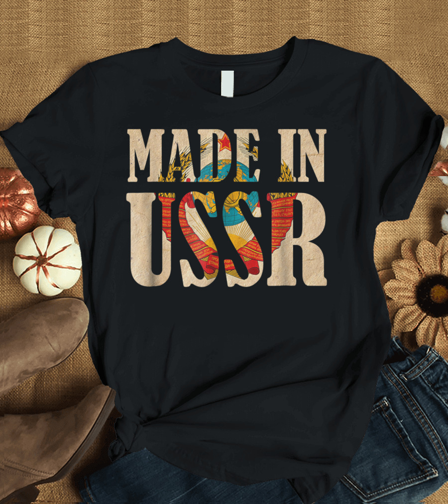 Made In USSR Soviet Union Coat of Arms T-Shirt