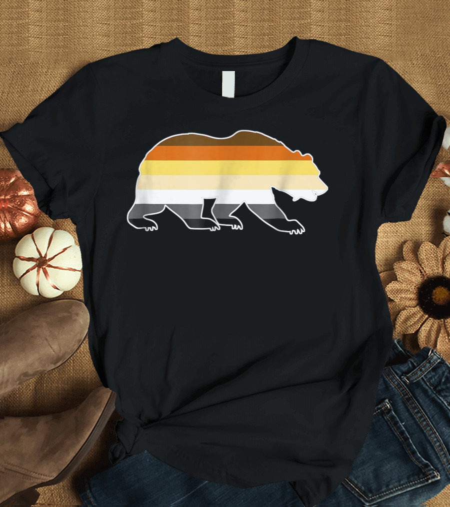 Mens Gay Bear Pride Flag T-Shirt