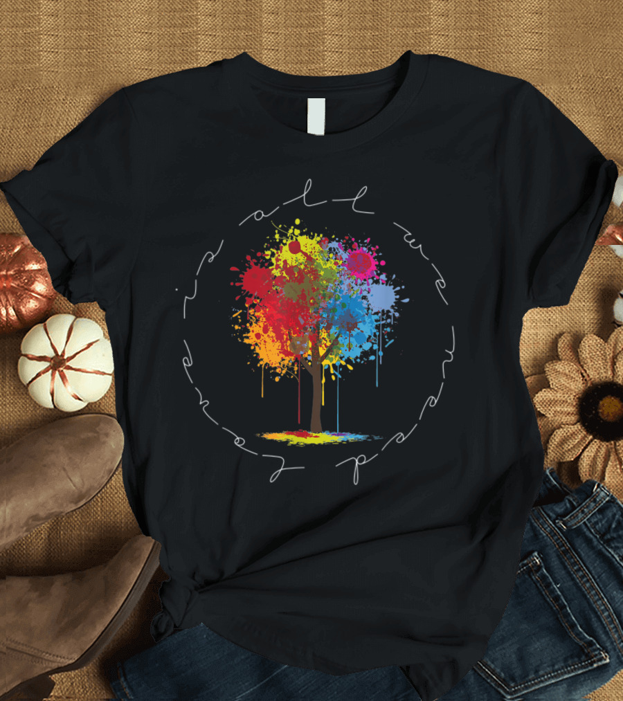 Pride Rainbow Tree Love is All We Need T-Shirt