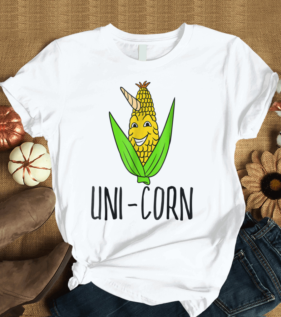 Uni Corn Pun Amaizing Corn Horn Unicorn T-Shirt