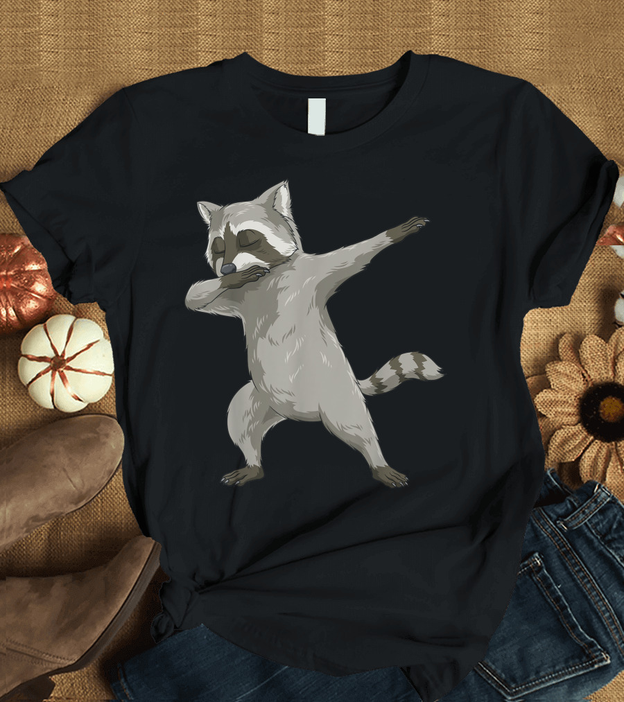 Dabbing Raccoon Dab Gesture for Raccoon Lovers T-Shirt