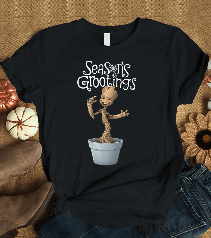 Marvel Season's Grootings Holiday Groot T-Shirt