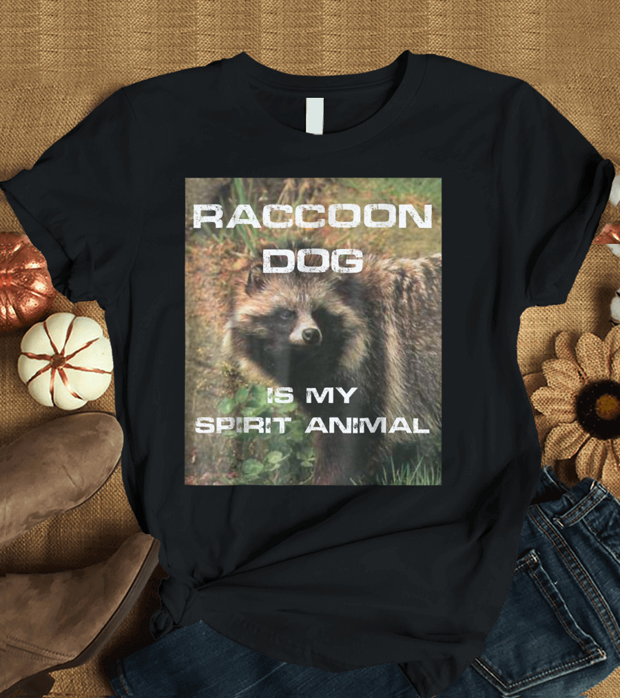 Raccoon Dog Is My Spirit Animal Tanuki T-Shirt