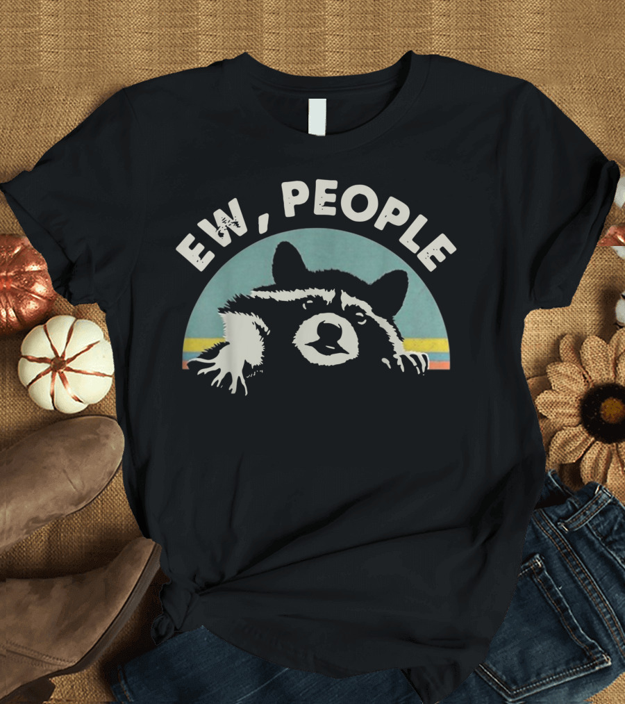 Ew People Vintage Raccoon Iconic T-Shirt