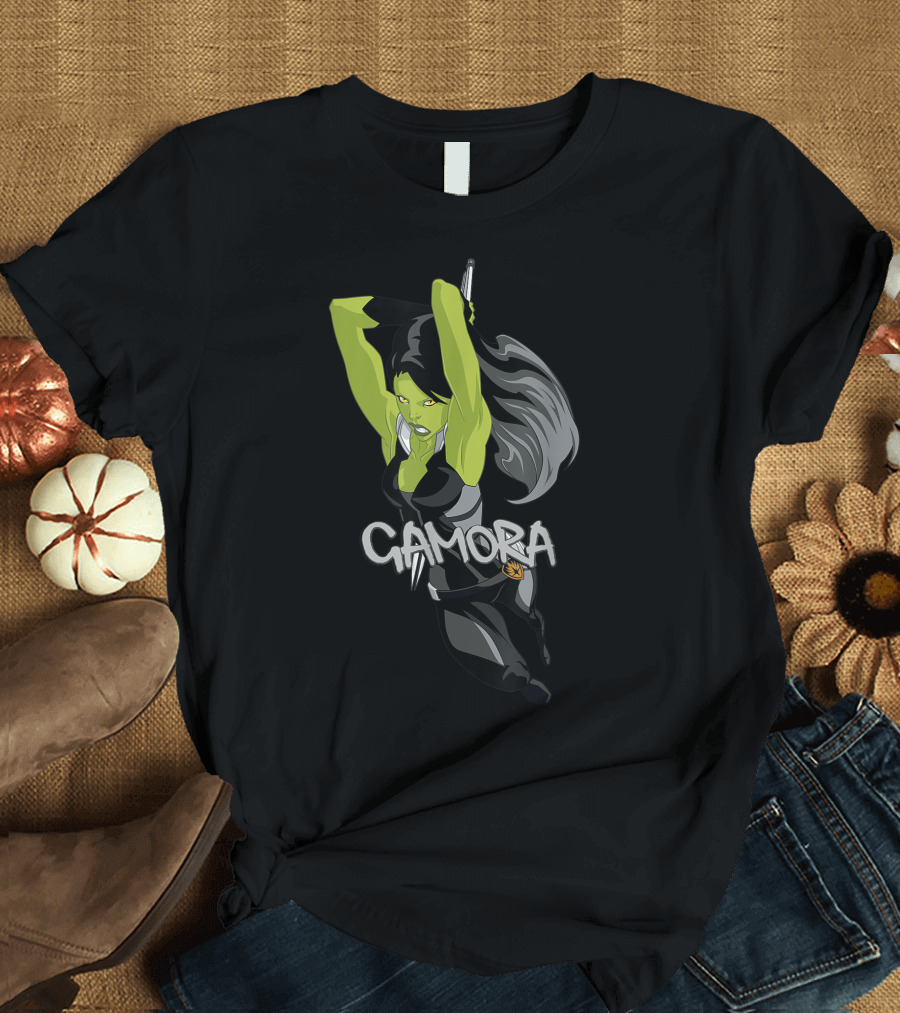Gamora Guardians Of The Galaxy Marvel Assassin Action Hero T-Shirt