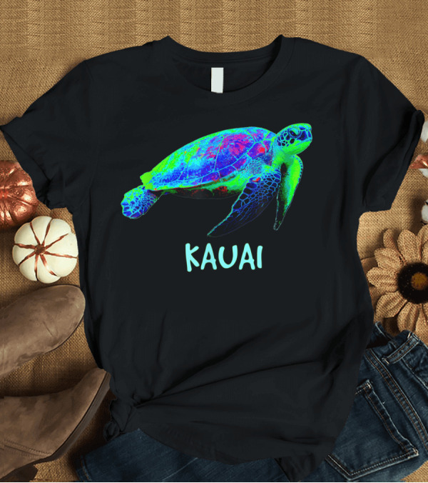 T-Shirt: Kauai Hawaii Sea Turtles Ocean Conservation Hawaiian Islands T-Shirt Kauai Hawaii Sea Turtles Ocean Conservation Hawaiian Islands T-Shirt