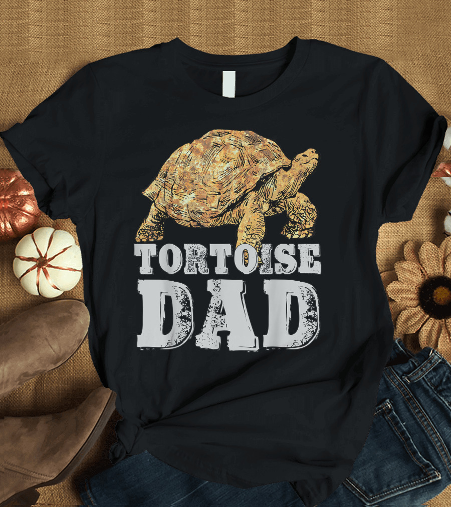 Tortoise Dad African Spurred Sulcata Mens T-Shirt