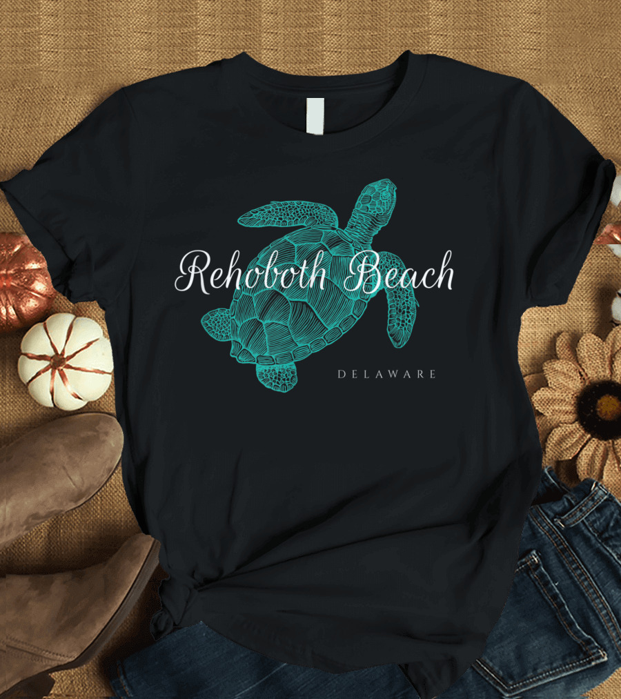 Rehoboth Beach Delaware Turtle T-Shirt