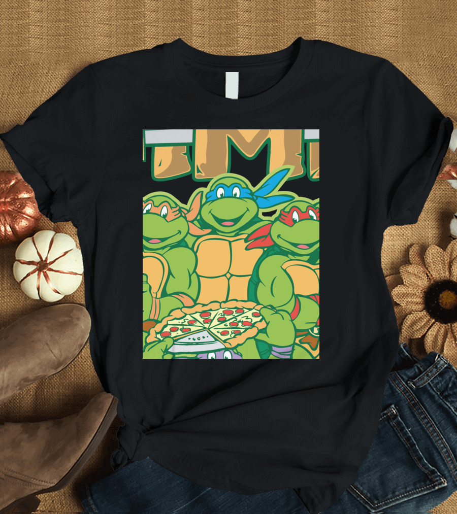 Teenage Mutant Ninja Turtles TMNT Pizza Party Time T-Shirt