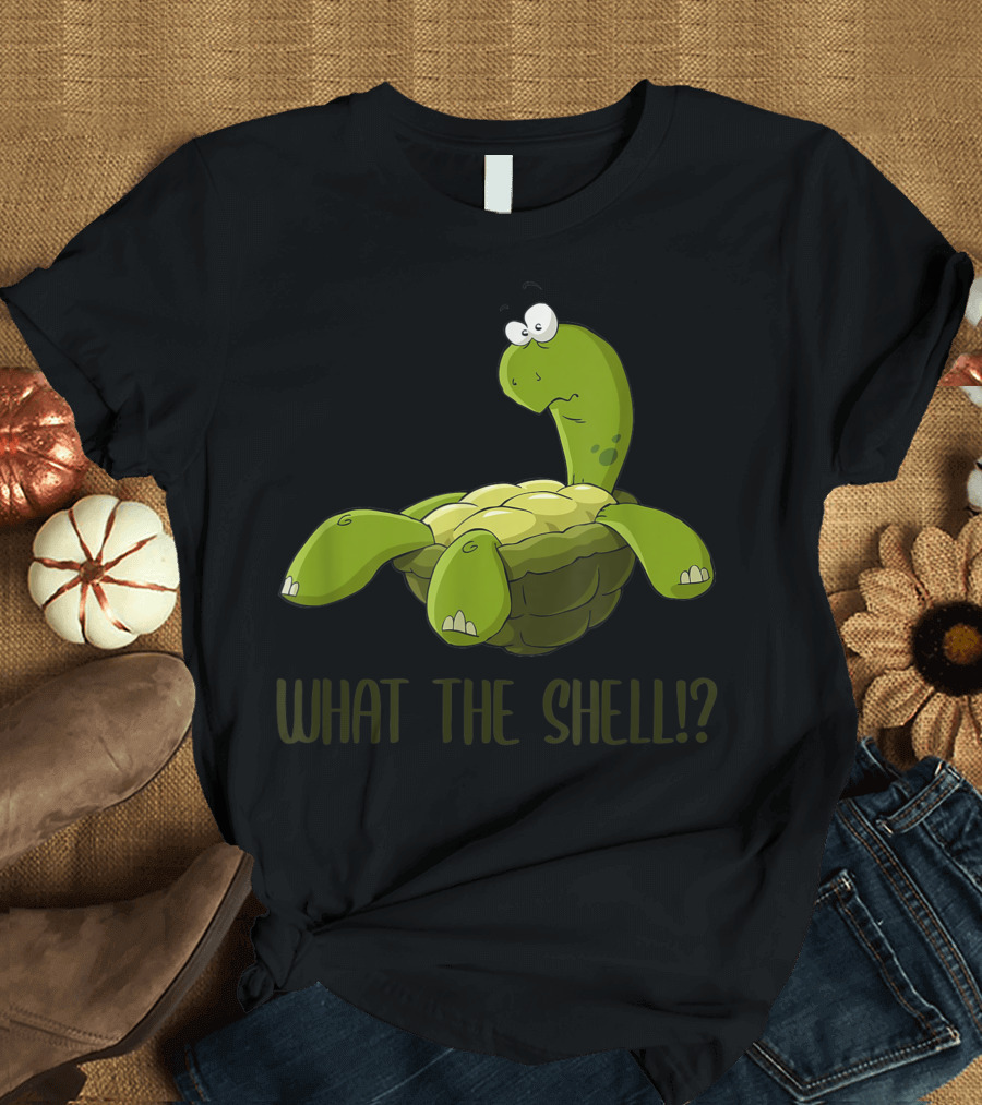 What The Shell Cute Turtle T-Shirt