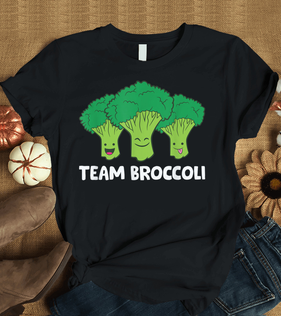 Team Broccoli Broccoli Lover Vegan Vegetarian Broccoli T-Shirt