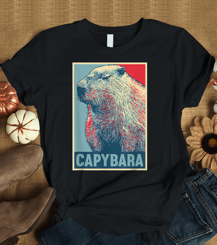 Capybaras Vegan Animal Lovers Capybara T-Shirt