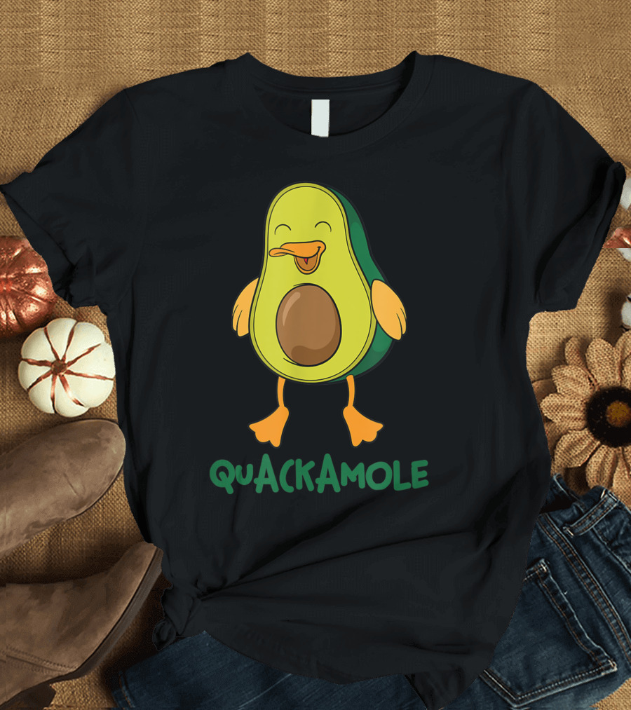 Quackamole Avocado Duck Costume Vegan Guacamole T-Shirt
