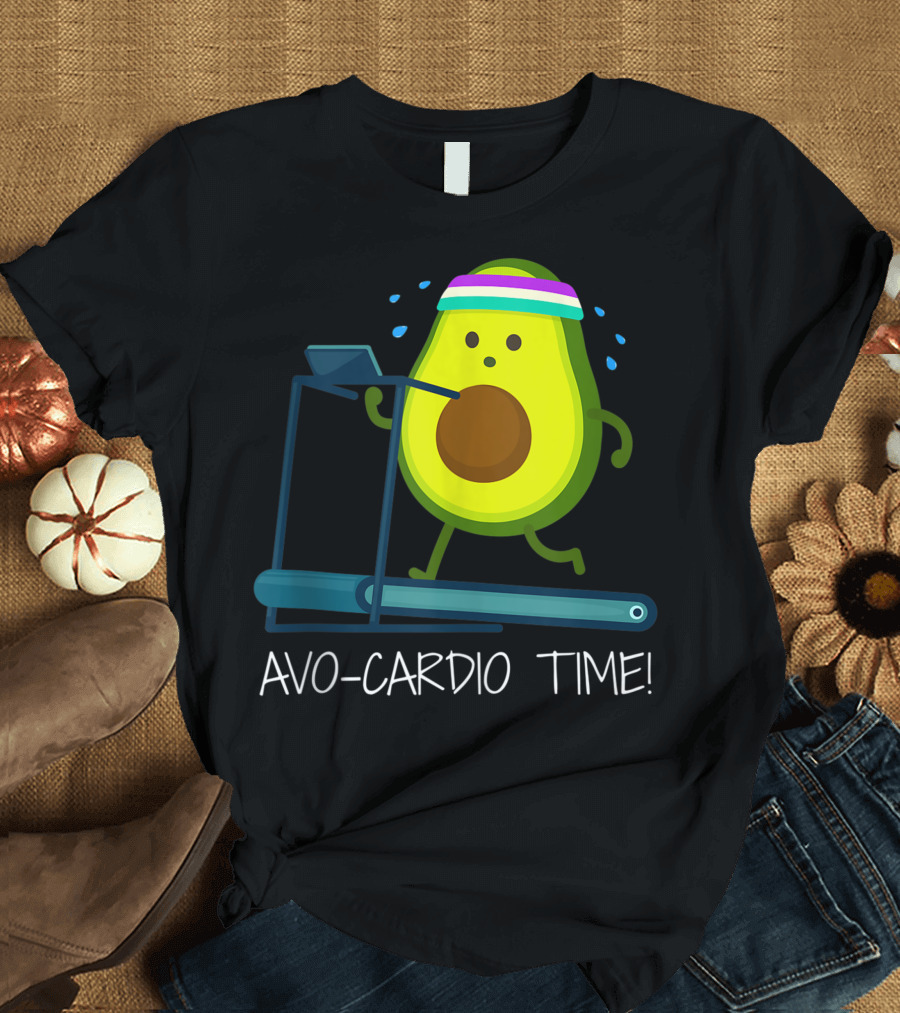 Avo-Cardio Time Avocado Fitness 00 T-Shirt