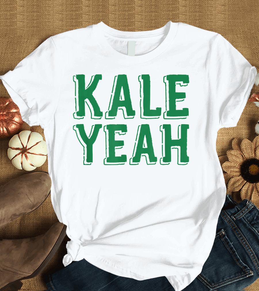 Kale Yeah Vegetarian Vegan Christmas Dad T-Shirt