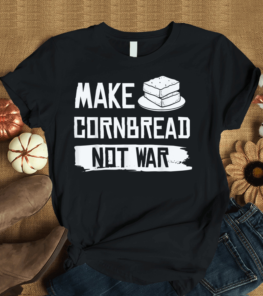 Make Cornbread Not War Gluten Free Stack T-Shirt