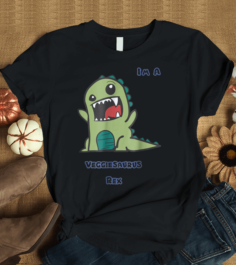 I'm A Veggiesaurus Rex Vegan Vegetarian Dinosaur T-Shirt