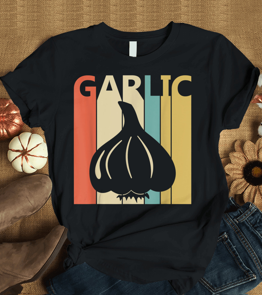 Vintage Garlic Garlic Lover Garlic T-Shirt
