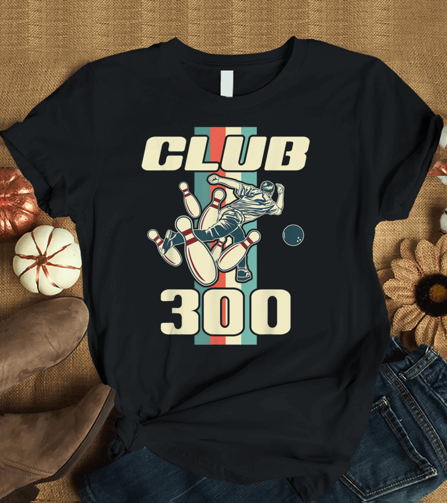 Club 300 Bowling Vintage 300 Bowling T-Shirt