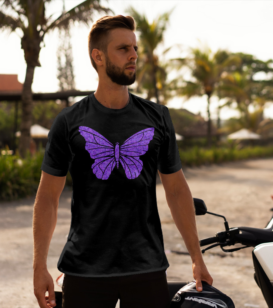 Butterfly Purple Lavender Wings T-Shirt
